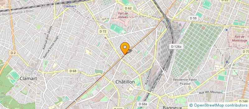 localisation de l'entreprise MONSIEUR EL ELMESRAOUI à CHATILLON