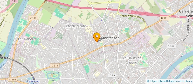 localisation de l'entreprise MONSIEUR EL EN NADZIM à MONTESSON
