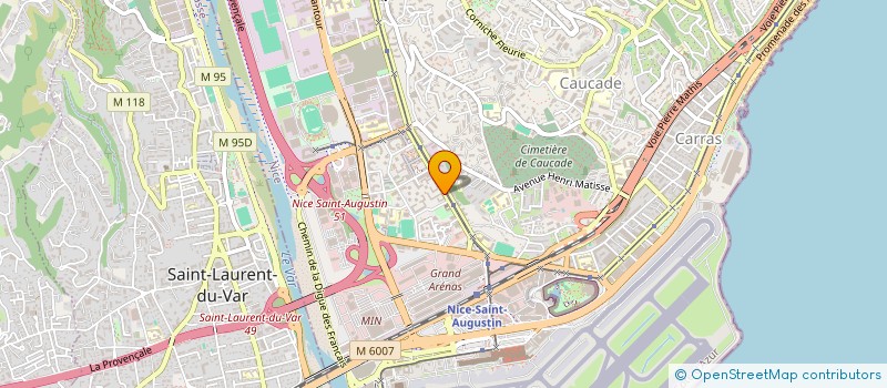localisation de l'entreprise MONSIEUR EL ER RADI à NICE