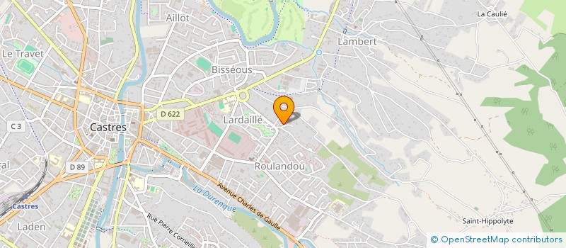 localisation de l'entreprise MONSIEUR EL-FAIZ DAROUECHE  CASTRES