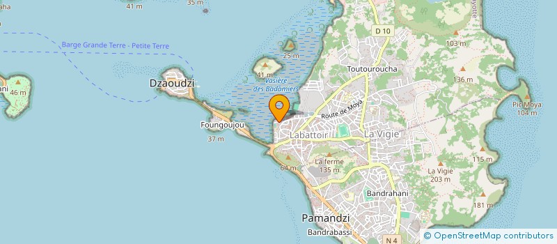 localisation de l'entreprise MONSIEUR EL-FAIZ RAMA à DZAOUDZI