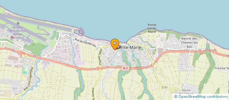 localisation de l'entreprise MONSIEUR EL FAIZE MOUSSA  SAINTE-MARIE