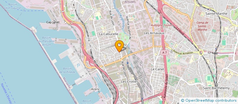 localisation de l'entreprise MONSIEUR EL-FAIZI OUSSENI à MARSEILLE