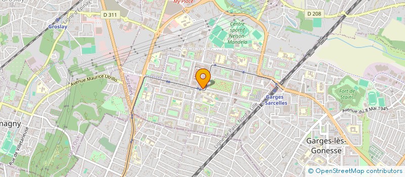 localisation de l'entreprise MONSIEUR EL GHARMAOUI  SARCELLES