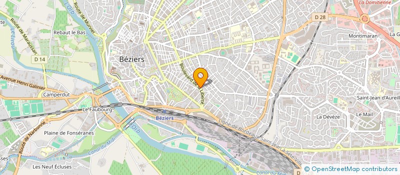 localisation de l'entreprise MONSIEUR EL GHAZI EL MAAKOULI  BEZIERS