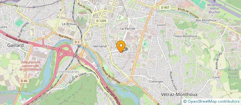 localisation de l'entreprise MONSIEUR EL GRINE  ANNEMASSE