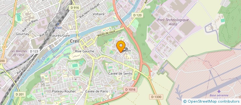 localisation de l'entreprise MONSIEUR EL GUECHMI  CREIL