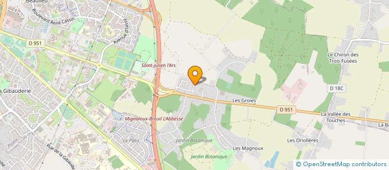 localisation de l'entreprise MONSIEUR EL-HABIB ATTOUMANI  MIGNALOUX-BEAUVOIR