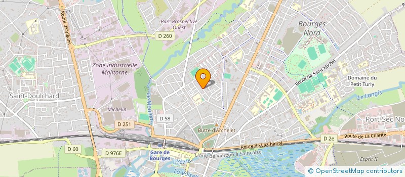 localisation de l'entreprise MONSIEUR EL HABIB BOUALI  BOURGES