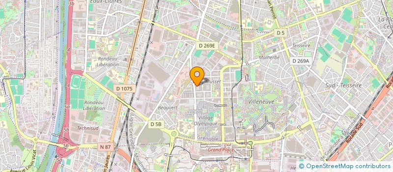 localisation de l'entreprise MONSIEUR EL HABIB KOROGHLI  GRENOBLE