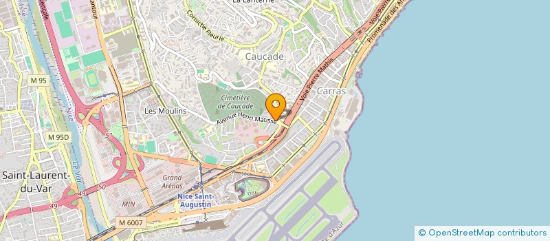 localisation de l'entreprise MONSIEUR EL HABIB OUASSOU  NICE