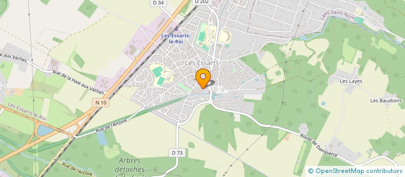 localisation de l'entreprise MONSIEUR EL-HACENE SAIDI  LES ESSARTS-LE-ROI