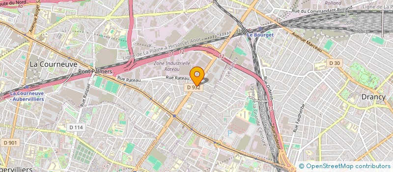 localisation de l'entreprise MONSIEUR EL HACHEMAOUI à LA COURNEUVE