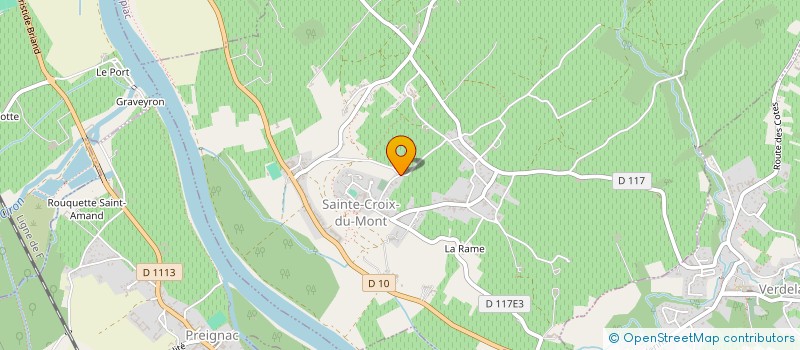 localisation de l'entreprise MONSIEUR EL HACHIM AOUSSAR  SAINTE-CROIX-DU-MONT