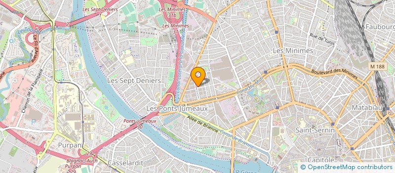 localisation de l'entreprise MONSIEUR EL HACHIMI BENSLIMANE  TOULOUSE