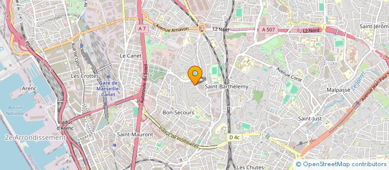 localisation de l'entreprise MONSIEUR EL HAD ALI  MARSEILLE
