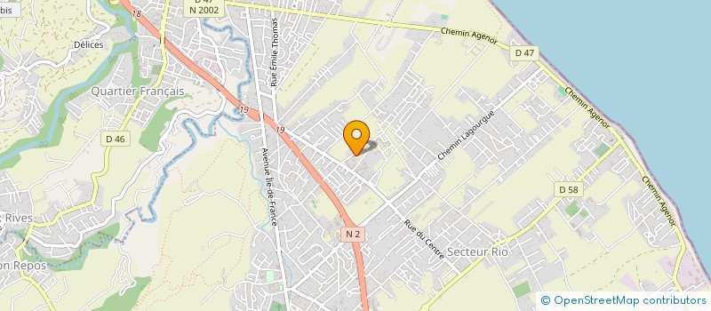 localisation de l'entreprise MONSIEUR EL-HADE FADHUILI à SAINT-ANDRE