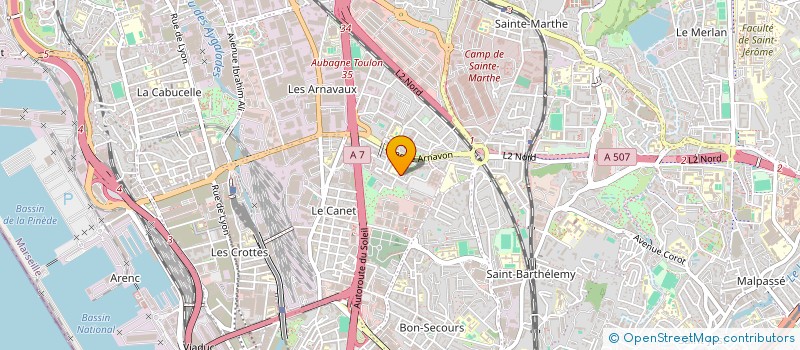 localisation de l'entreprise MONSIEUR EL HADI AKSIL  MARSEILLE