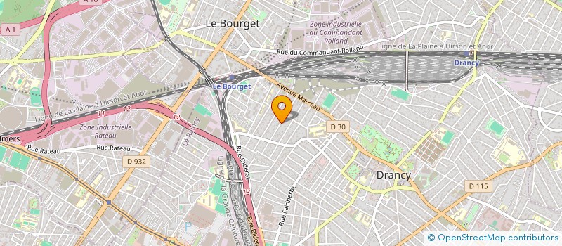 localisation de l'entreprise MONSIEUR EL HADI ALI  DRANCY