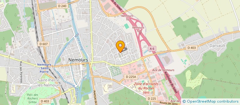 localisation de l'entreprise MONSIEUR EL'HADI FEDILA  NEMOURS