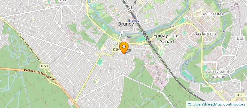 localisation de l'entreprise MONSIEUR EL-HADI KHERFALLAH  BRUNOY