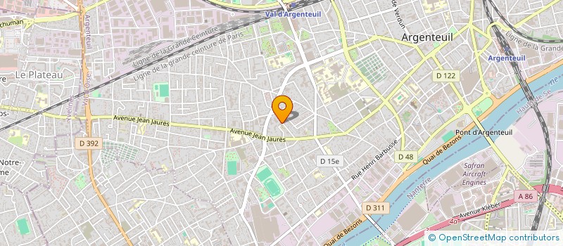 localisation de l'entreprise MONSIEUR EL HADI ZEBOUDJ  ARGENTEUIL