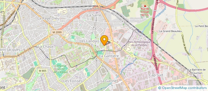 localisation de l'entreprise MONSIEUR EL HADJ ABADA  CLERMONT-FERRAND