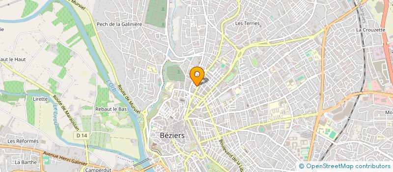 localisation de l'entreprise MONSIEUR EL HADJ BOURABAIN  BEZIERS