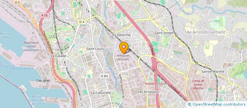 localisation de l'entreprise MONSIEUR EL-HADJ HEGUIRA à MARSEILLE