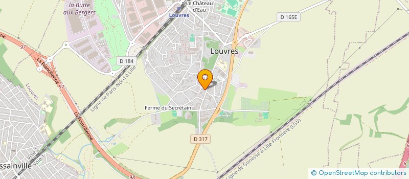 localisation de l'entreprise MONSIEUR EL HADJ MORI SINDOU GBANE  LOUVRES