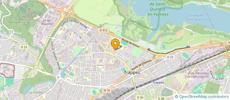 localisation de l'entreprise MONSIEUR EL HADJ RAHMANI  TRAPPES