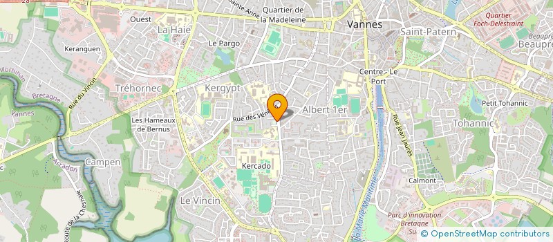 localisation de l'entreprise MONSIEUR EL HADJ THIAM à VANNES