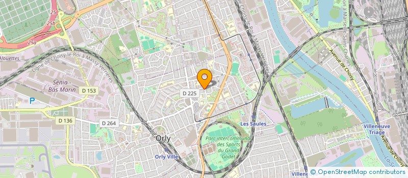 localisation de l'entreprise MONSIEUR EL HADJI ABDOULAYE NDIAYE  ORLY