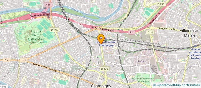 localisation de l'entreprise MONSIEUR EL HADJI ALY DIOP  CHAMPIGNY-SUR-MARNE