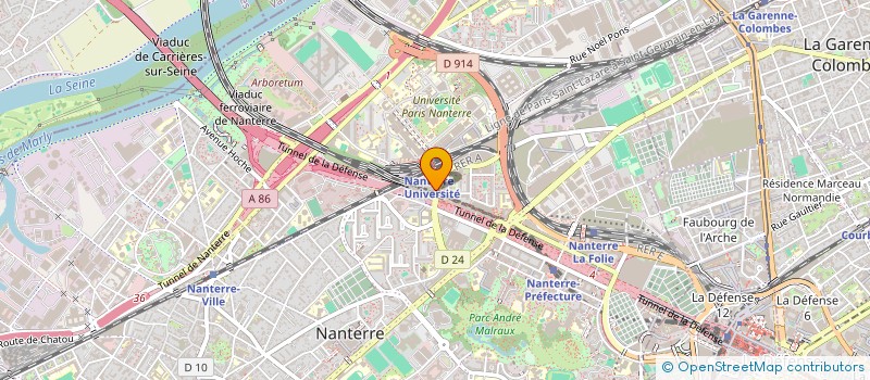 localisation de l'entreprise MONSIEUR EL HADJI BA CHEIKHOU KANTE  NANTERRE