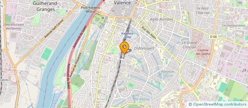 localisation de l'entreprise MONSIEUR EL HADJI BARRY  VALENCE