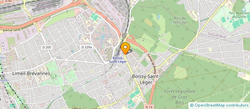 localisation de l'entreprise MONSIEUR EL HADJI CHEIKH FALL à BOISSY-SAINT-LEGER