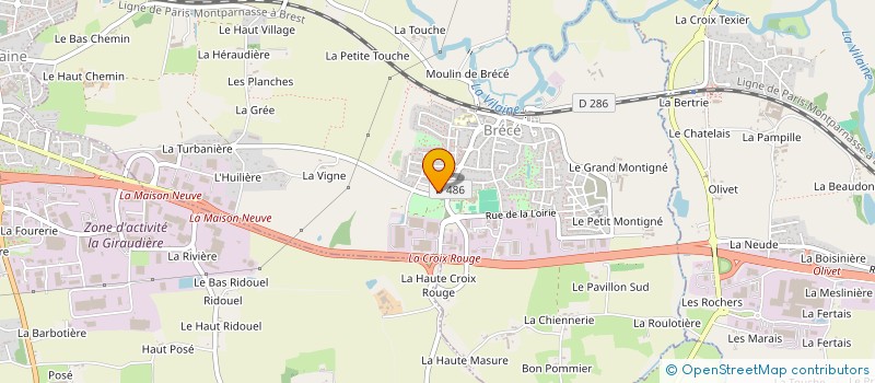 localisation de l'entreprise MONSIEUR EL HADJI CISSE  RENNES