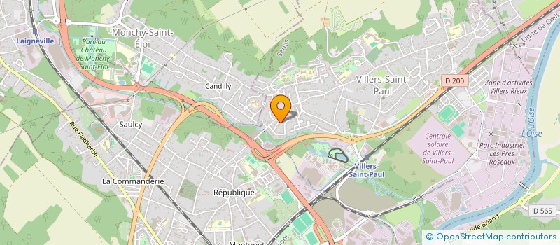 localisation de l'entreprise MONSIEUR EL-HADJI DAO  VILLERS-SAINT-PAUL