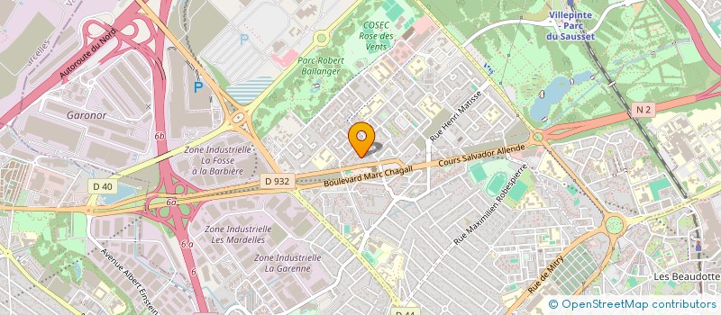 localisation de l'entreprise MONSIEUR EL HADJI MALICK SARR à AULNAY-SOUS-BOIS