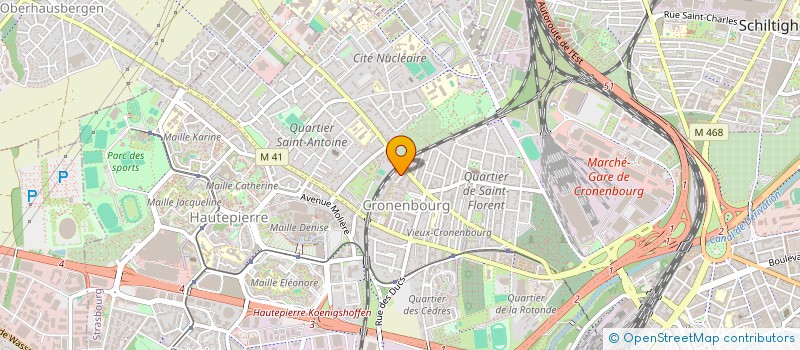 localisation de l'entreprise MONSIEUR EL HADJI NDIAYE à STRASBOURG
