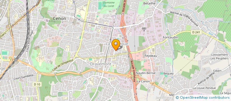 localisation de l'entreprise MONSIEUR EL HADJI OMAR NDIAYE  CENON