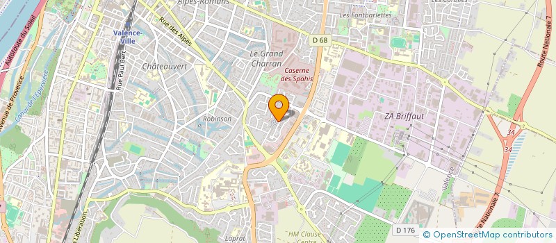 localisation de l'entreprise MONSIEUR EL HADJI PAPA MACTAR SENE  VALENCE