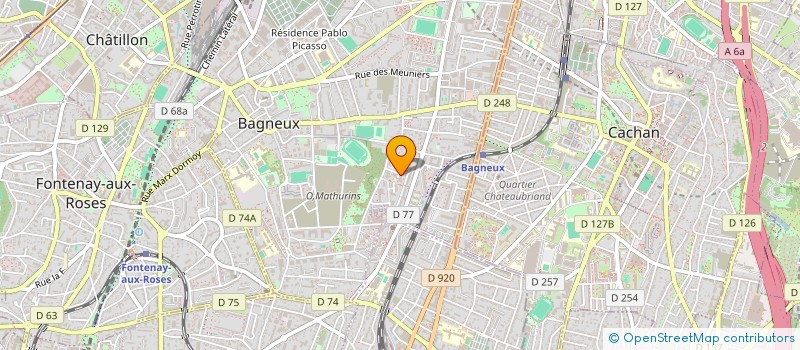 localisation de l'entreprise MONSIEUR EL HADJI SALIOU N'DIAYE à BAGNEUX