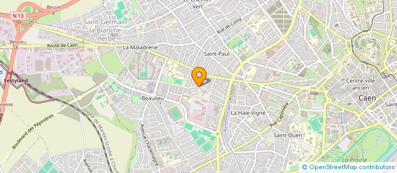 localisation de l'entreprise MONSIEUR EL HADJI SAMB à CAEN