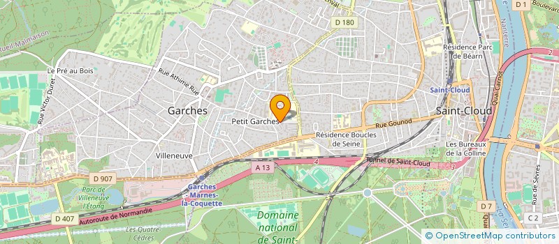 localisation de l'entreprise MONSIEUR EL-HADJI SANGARE à GARCHES