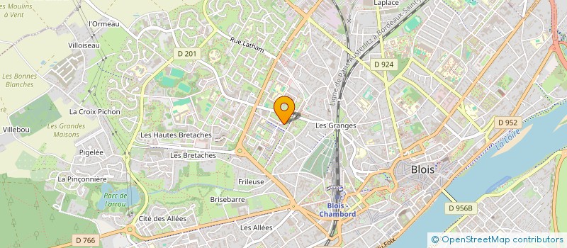 localisation de l'entreprise MONSIEUR EL HADJI SIMAKHA  BLOIS