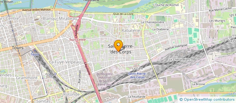 localisation de l'entreprise MONSIEUR EL-HAFED DOUIRI  SAINT-PIERRE-DES-CORPS