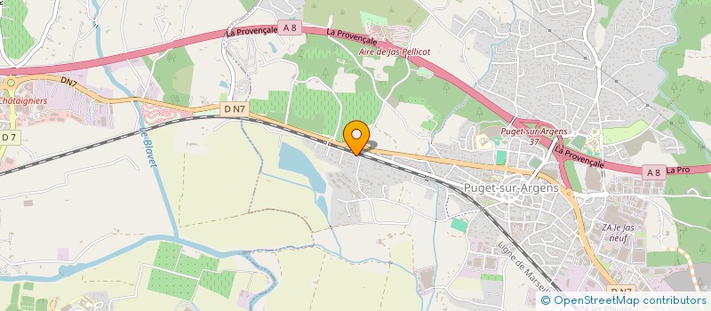 localisation de l'entreprise MONSIEUR EL-HANI MORATI  PUGET-SUR-ARGENS