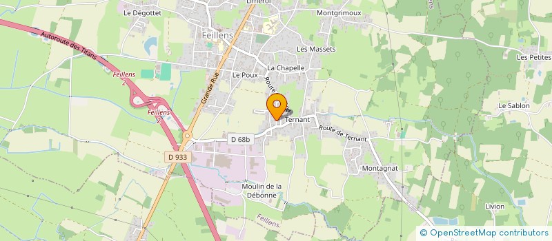 localisation de l'entreprise MONSIEUR EL HASSAN AKKAOUI à FEILLENS